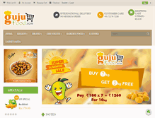 Tablet Screenshot of gujufood.com